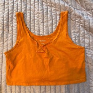 Wild Fable Orange Crop Tank Top XL